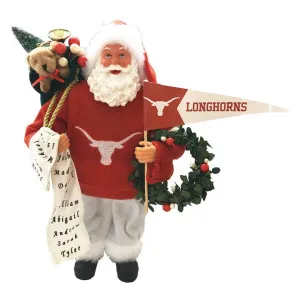 12" Texas Longhorns Proud Santa