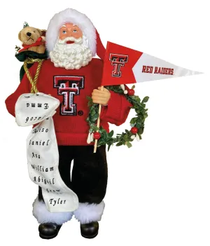 12" Texas Tech Proud Santa