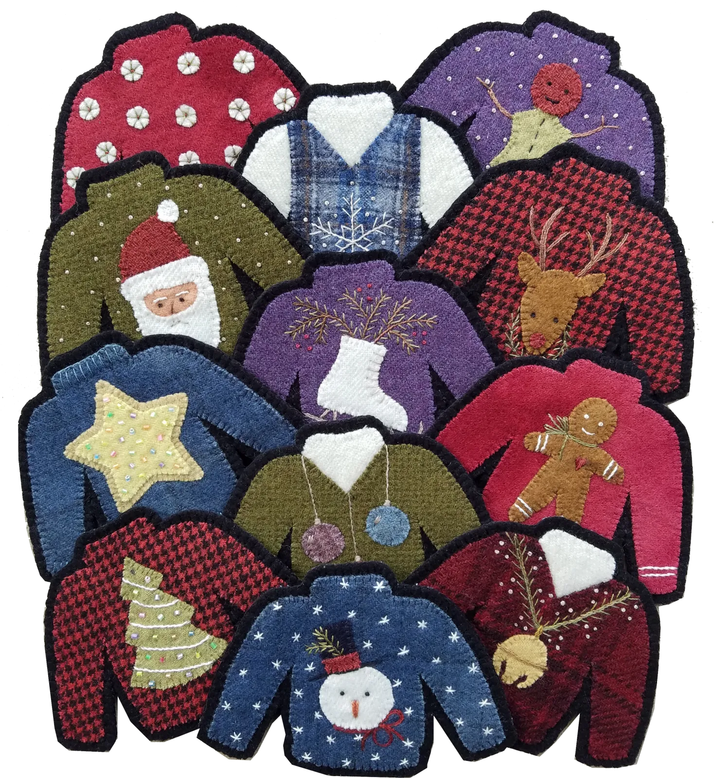 1823 - Not So Ugly Christmas Sweater Ornaments