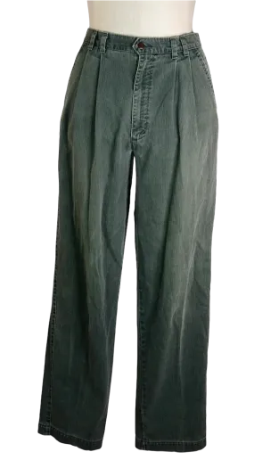 90s Dockers Green Weatherworn Chinos     w32