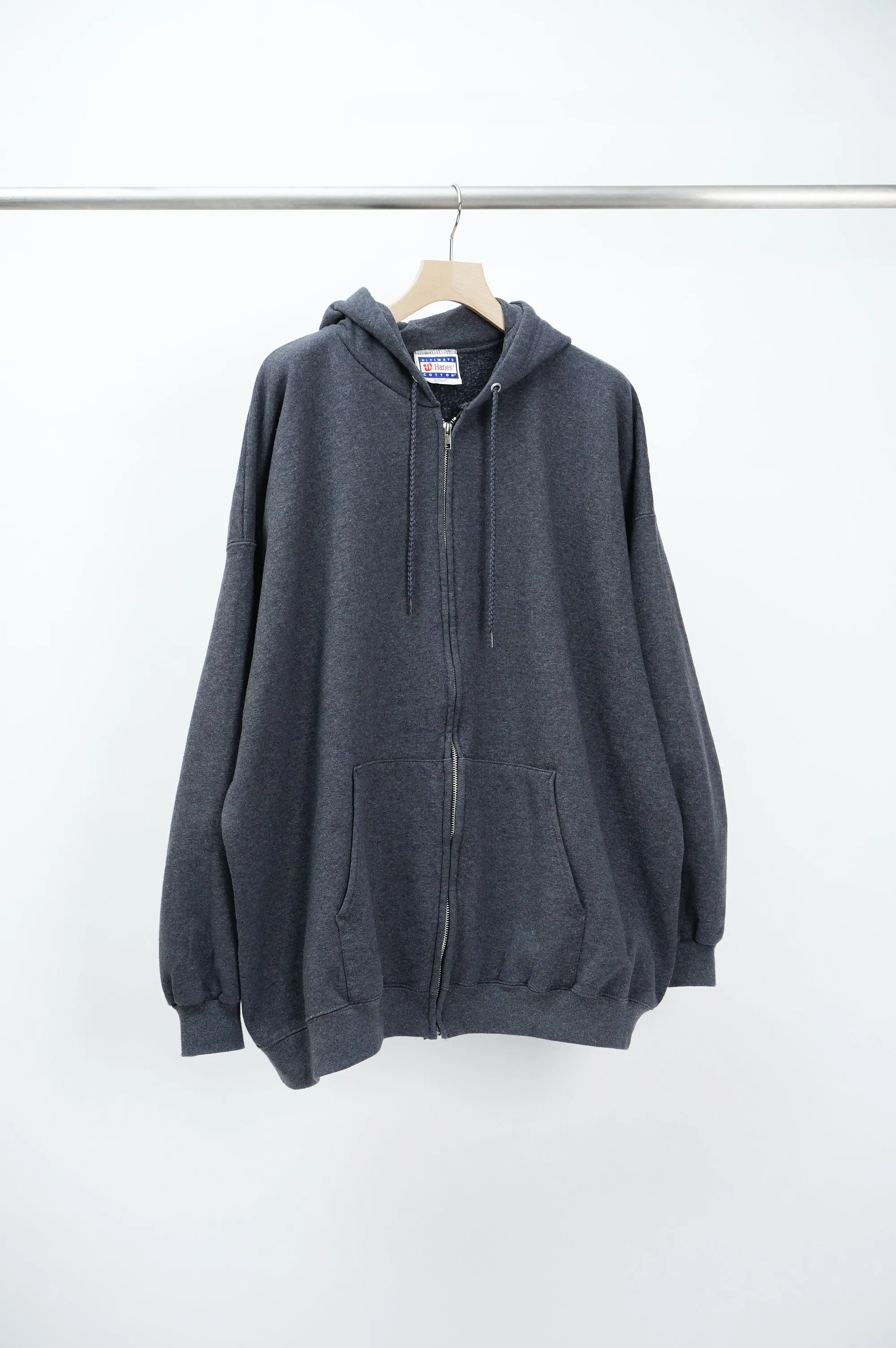 90's "Hanes" -Sweat Zip Parka-