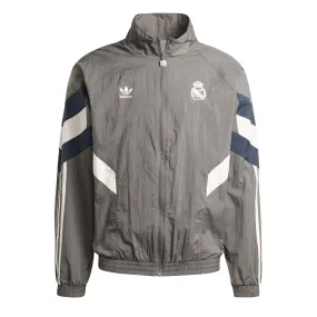 adidas Men's Real Madrid Originals 2024/25 Track Top Charcoal/Grey