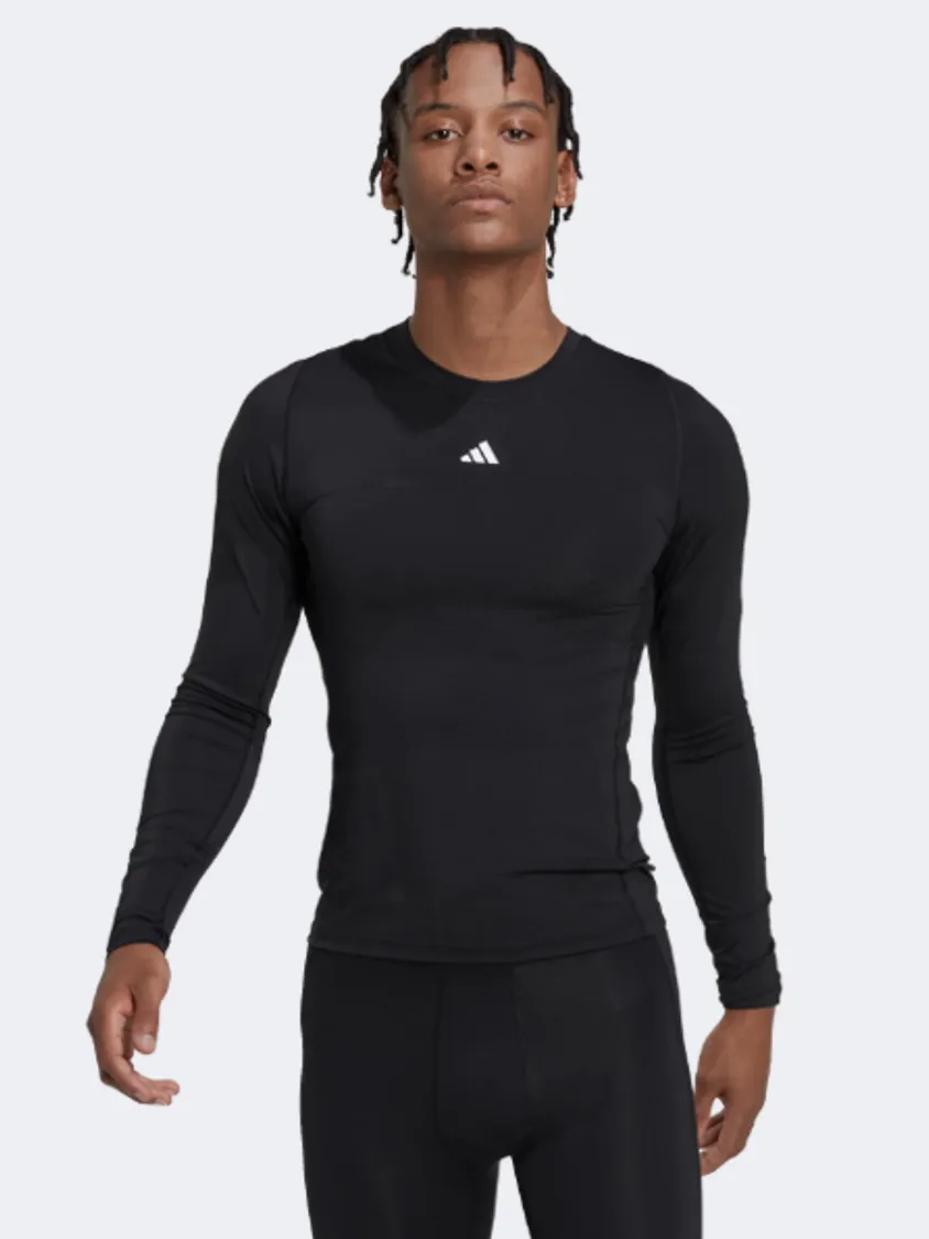 Adidas Techfit Training Long-Sleeve Men Training Long Sleeve Black Hk2336