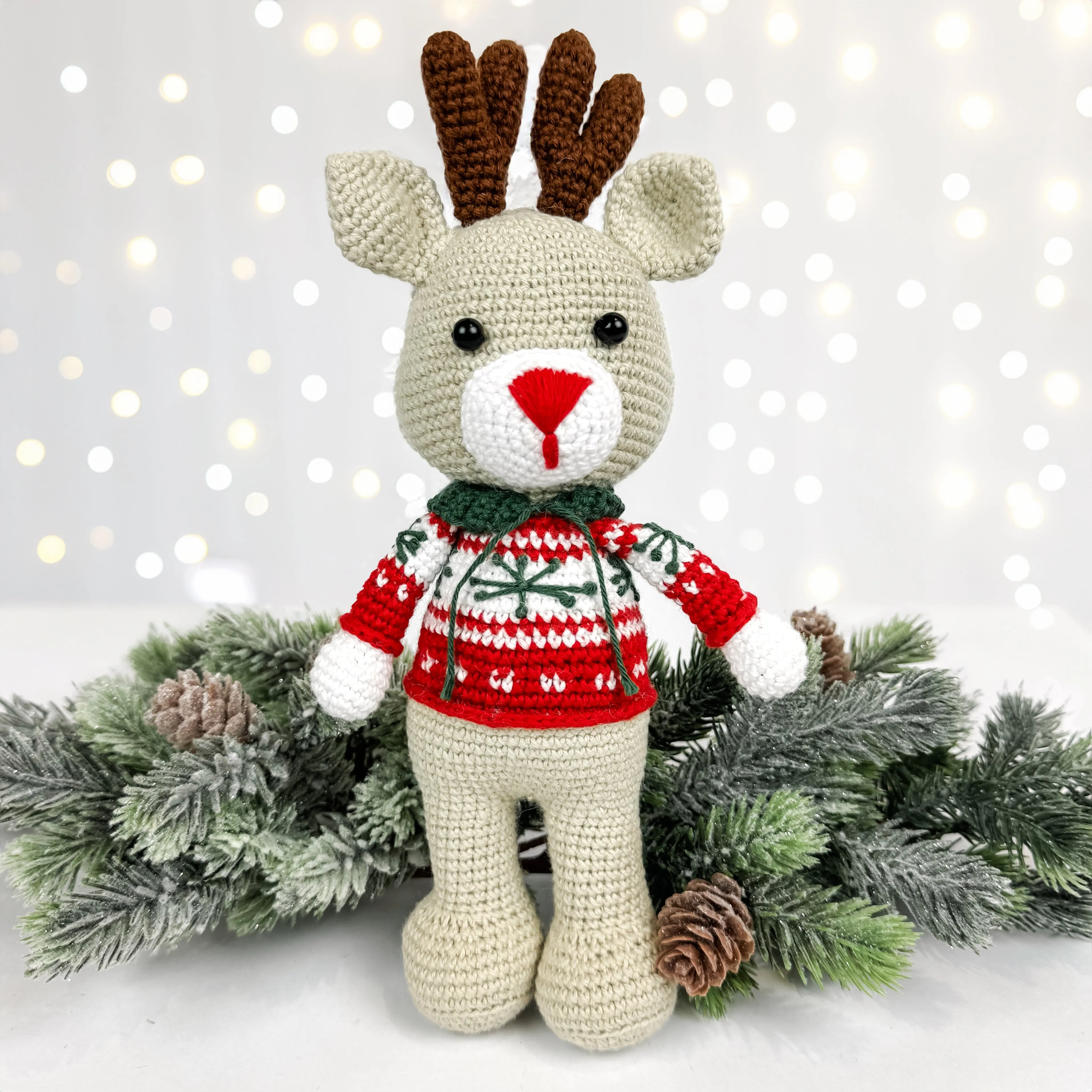 Amigurumi Reindeer with Sweater