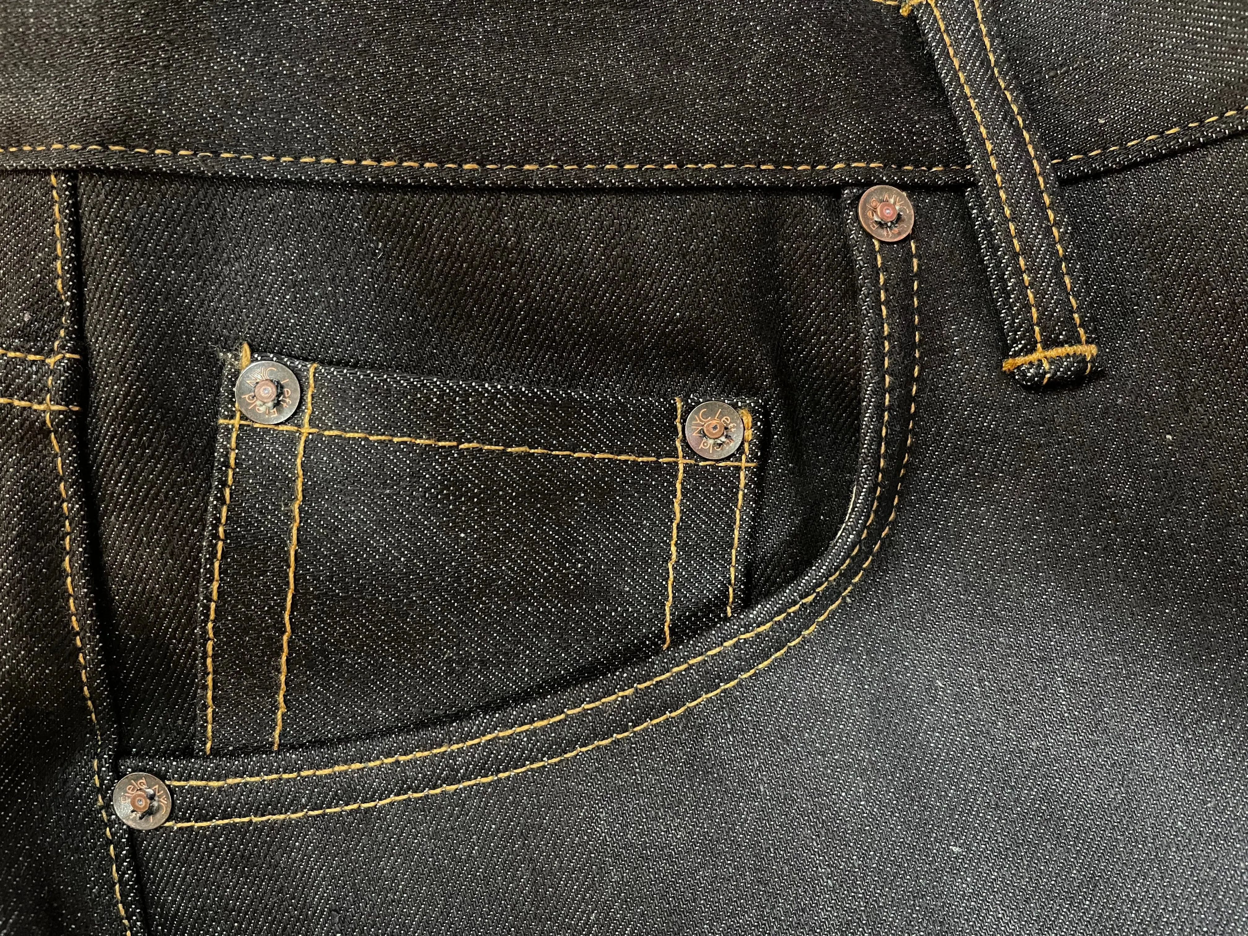 Atlas 13 oz  Indigo stretch Nihon Menpu Japanese denim *Review Specs*