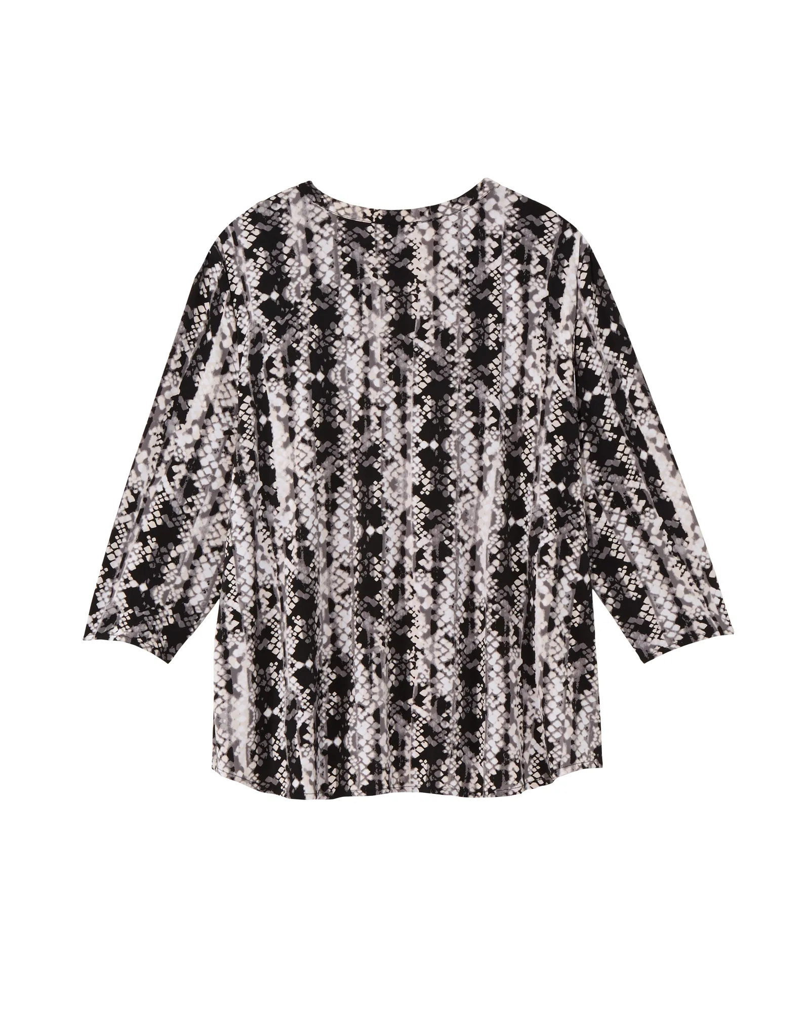 Audrina Blouse | White / Black