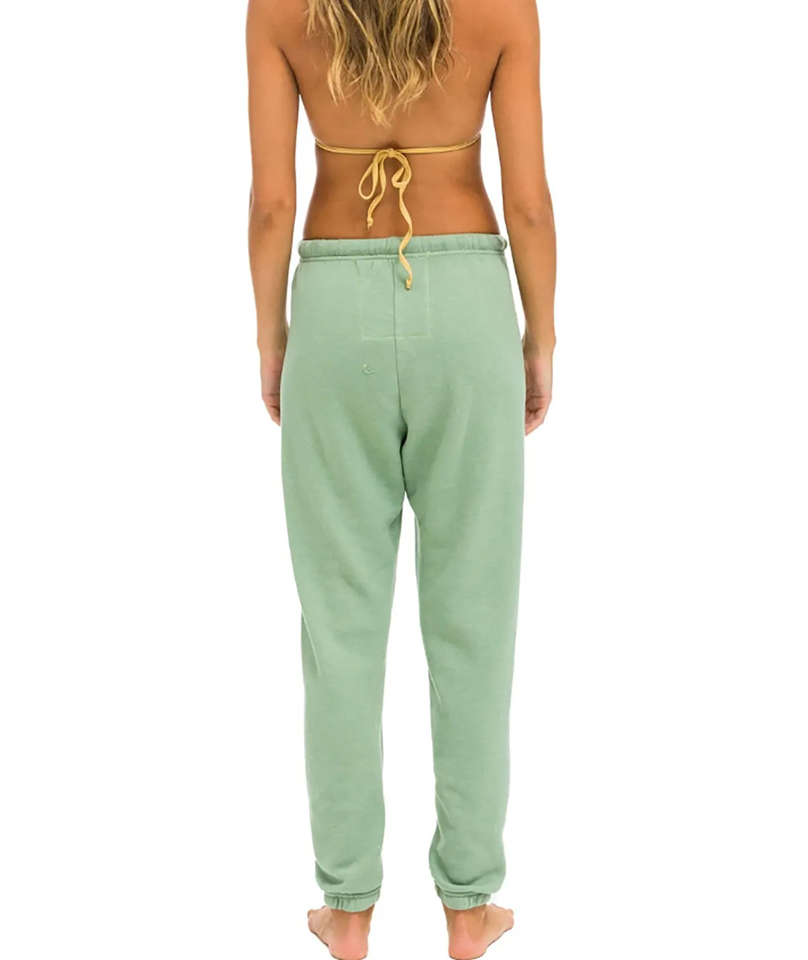 Aviator Nation Women Logo Stitch Sweatpants Sage