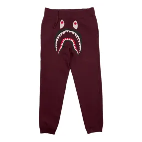 BAPE Shark Slim Sweatpants Burgundy Green Camo Pre-Owned