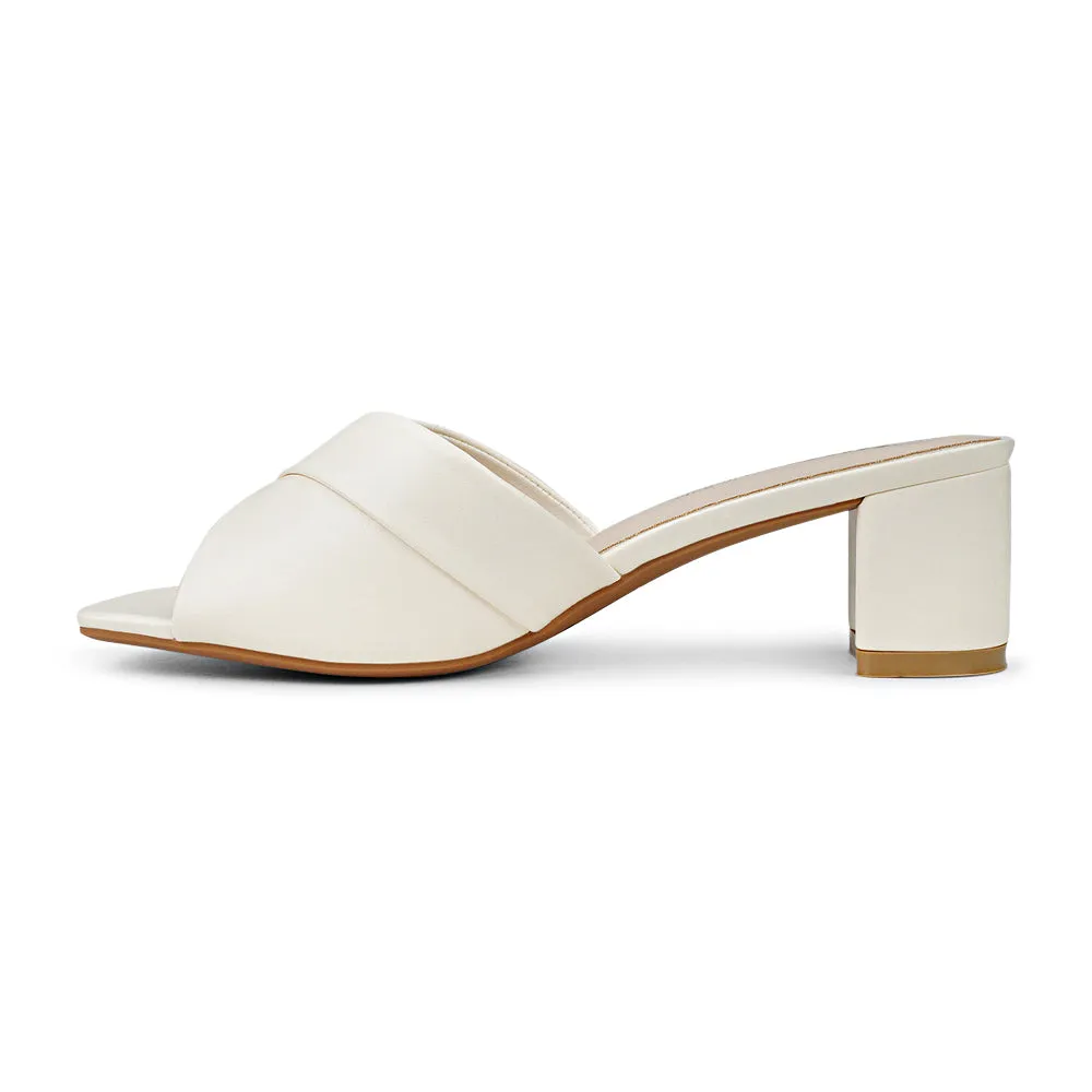 Bata ZYLYN Low-Block Slip-On Heel Sandal