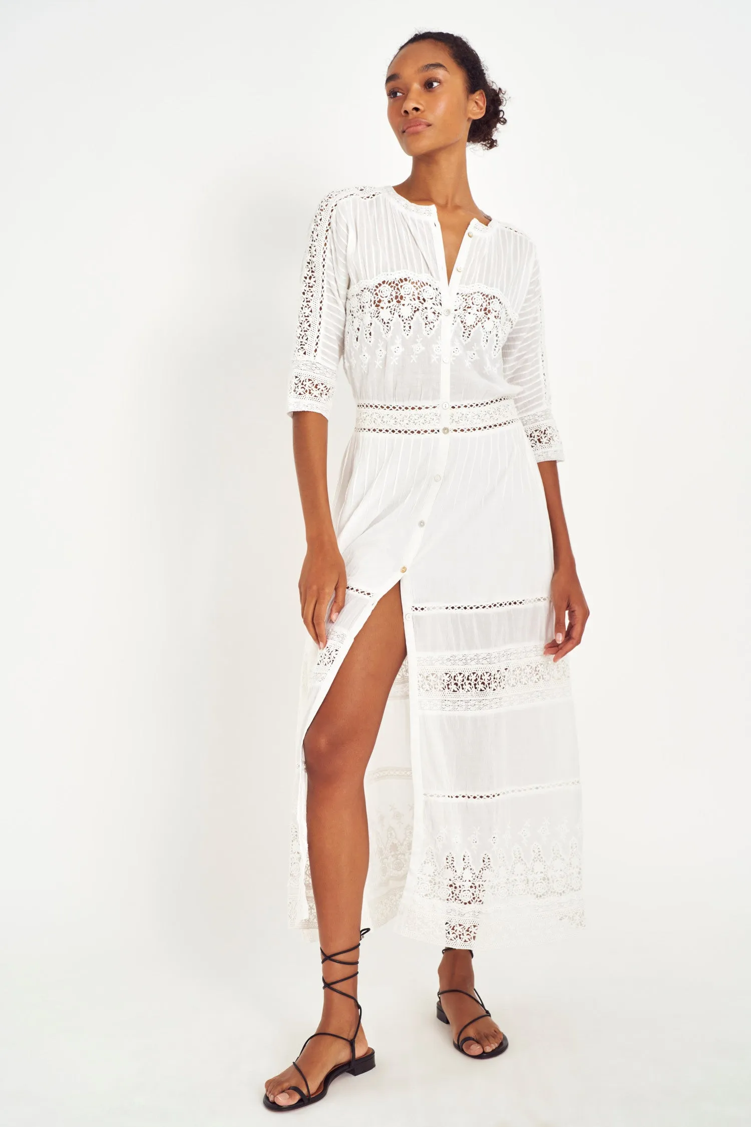 Beth Cotton Midi Dress