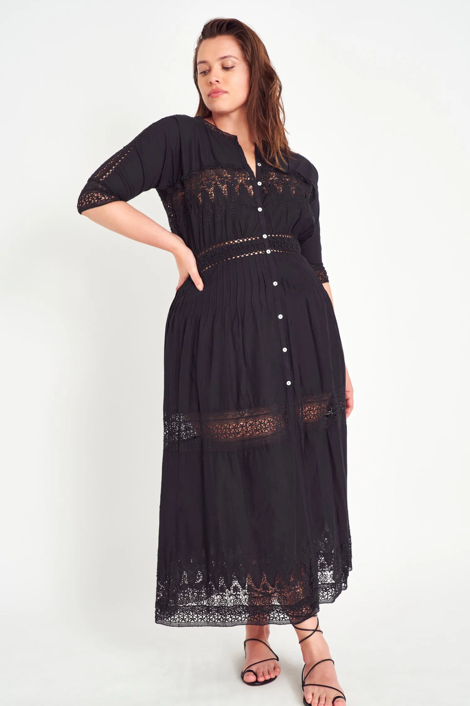 Beth Cotton Midi Dress