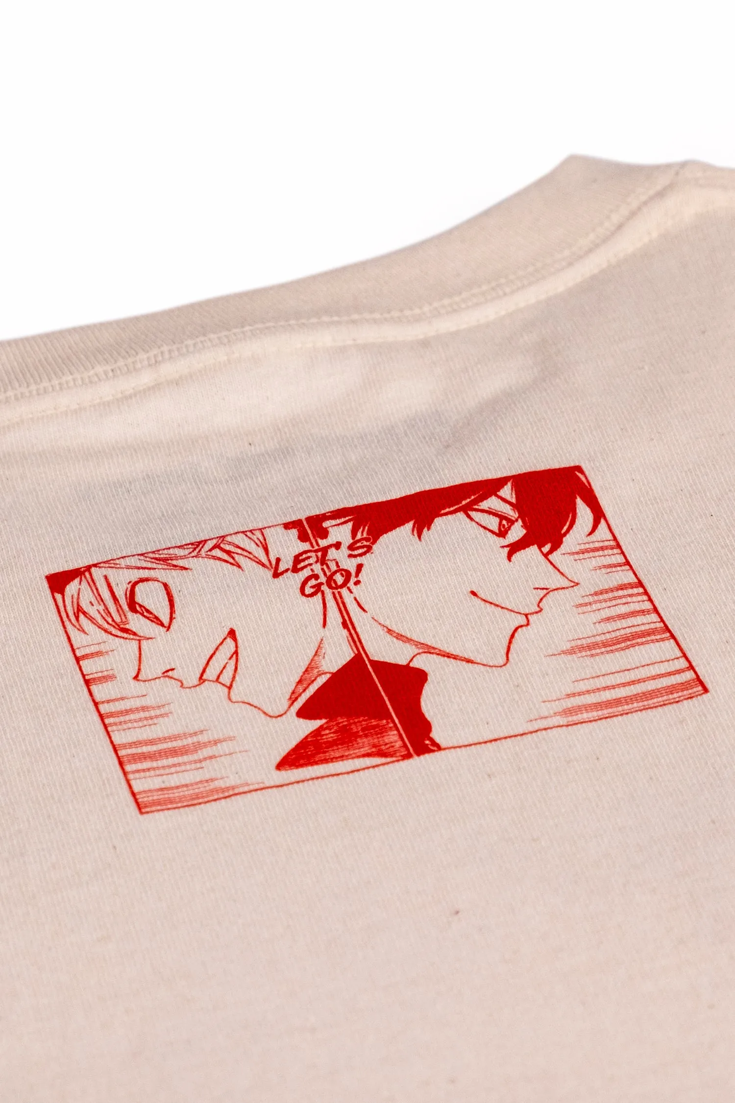 Black Clover Asta & Yuno Tee - Natural