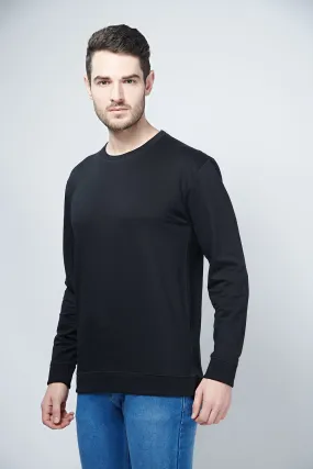 Black Crew Neck Sweatshirt