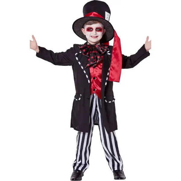 Black Hatter Children's Costume