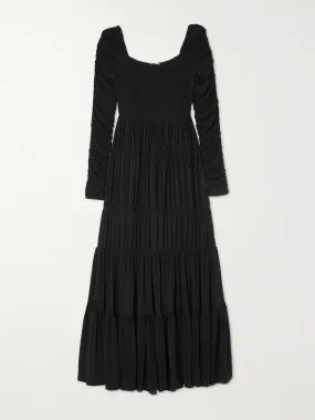 Black maxi dress