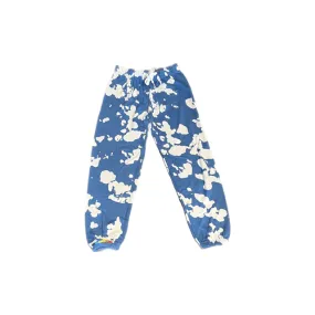 Bleach Blue Stitched Sweatpants