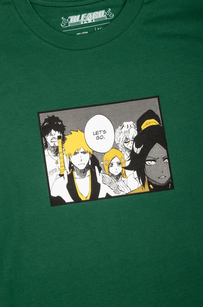 BLEACH's Thousand-Year Blood War Arc Battle Formation Tee - Emerald