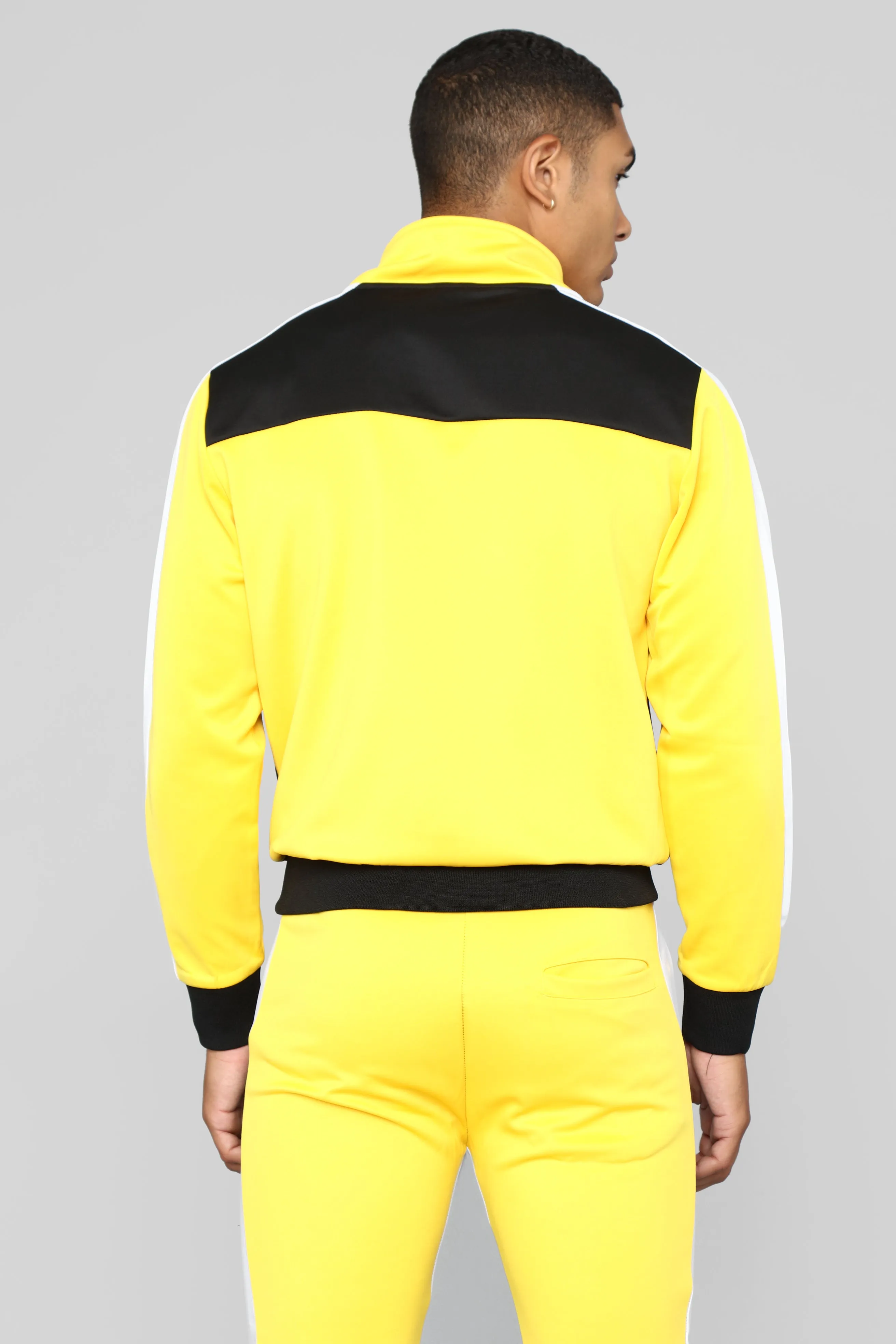 Bobby Track Jacket - Yellow/Combo