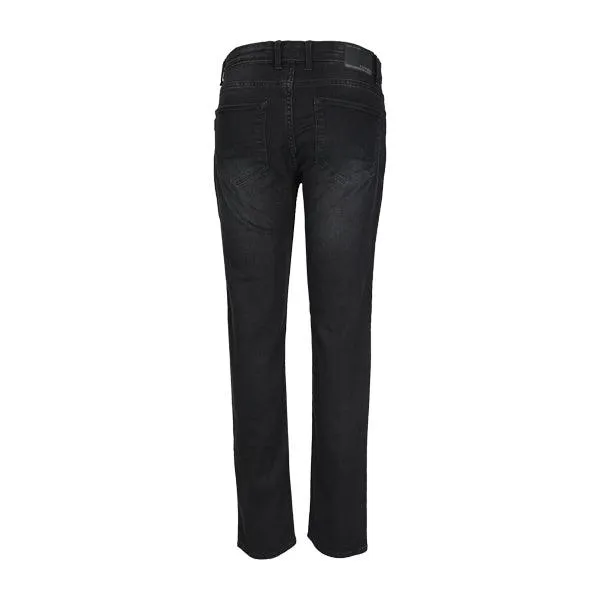 BOYS BLACK DENIM TROUSERS