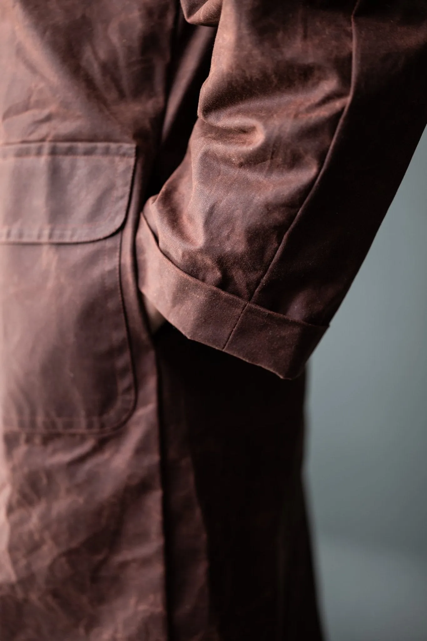 British Organic Cotton Traditional Oilskin - Conker - Merchant & Mills