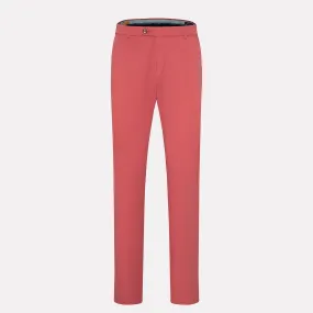 Bugatti Flat Front Casual Pant / Coral