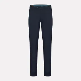 Bugatti Flat Front Casual Pant / Navy