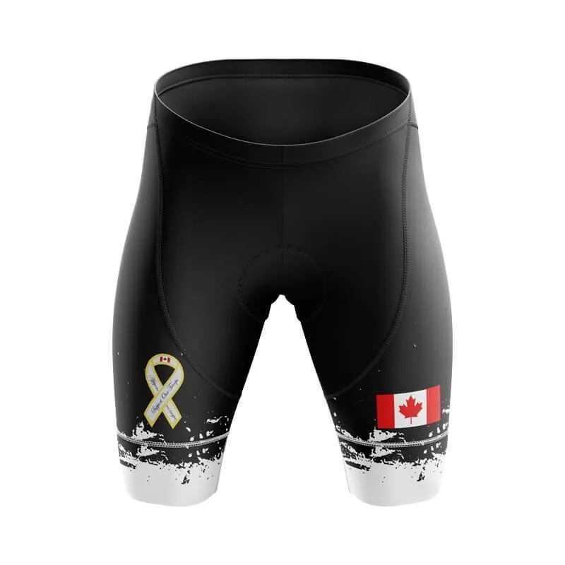 Canadian Veteran (Black) Bib & Short