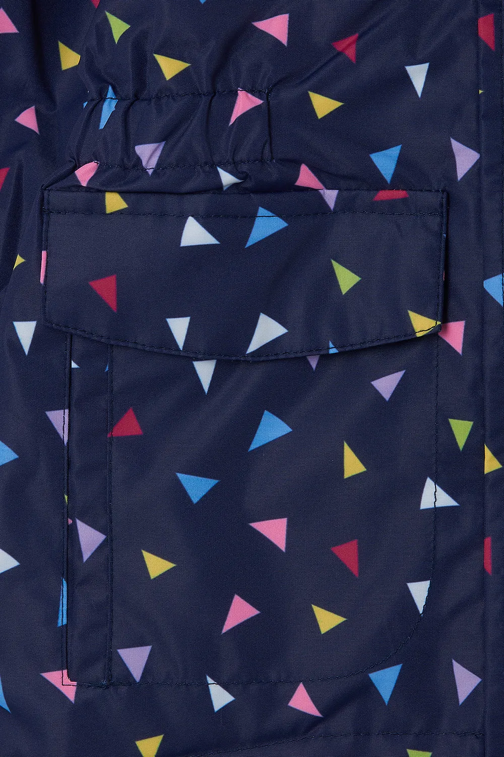 Charlotte Rain Parka - Triangle Print