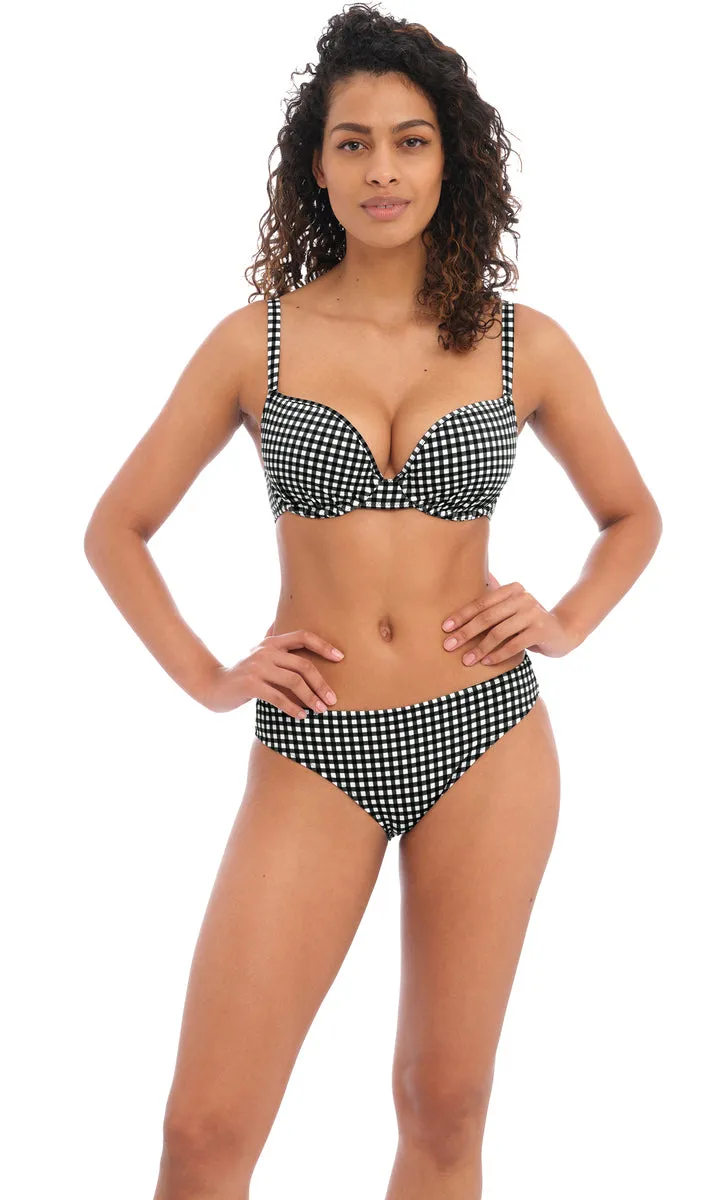 Check In Monochrome UW Moulded Bikini Top, Special Order D Cup to GG Cup