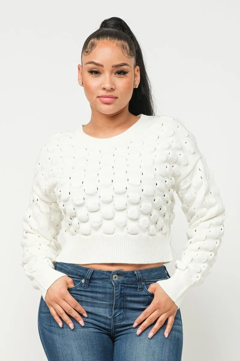 Checker Sweater Top - 3 colors