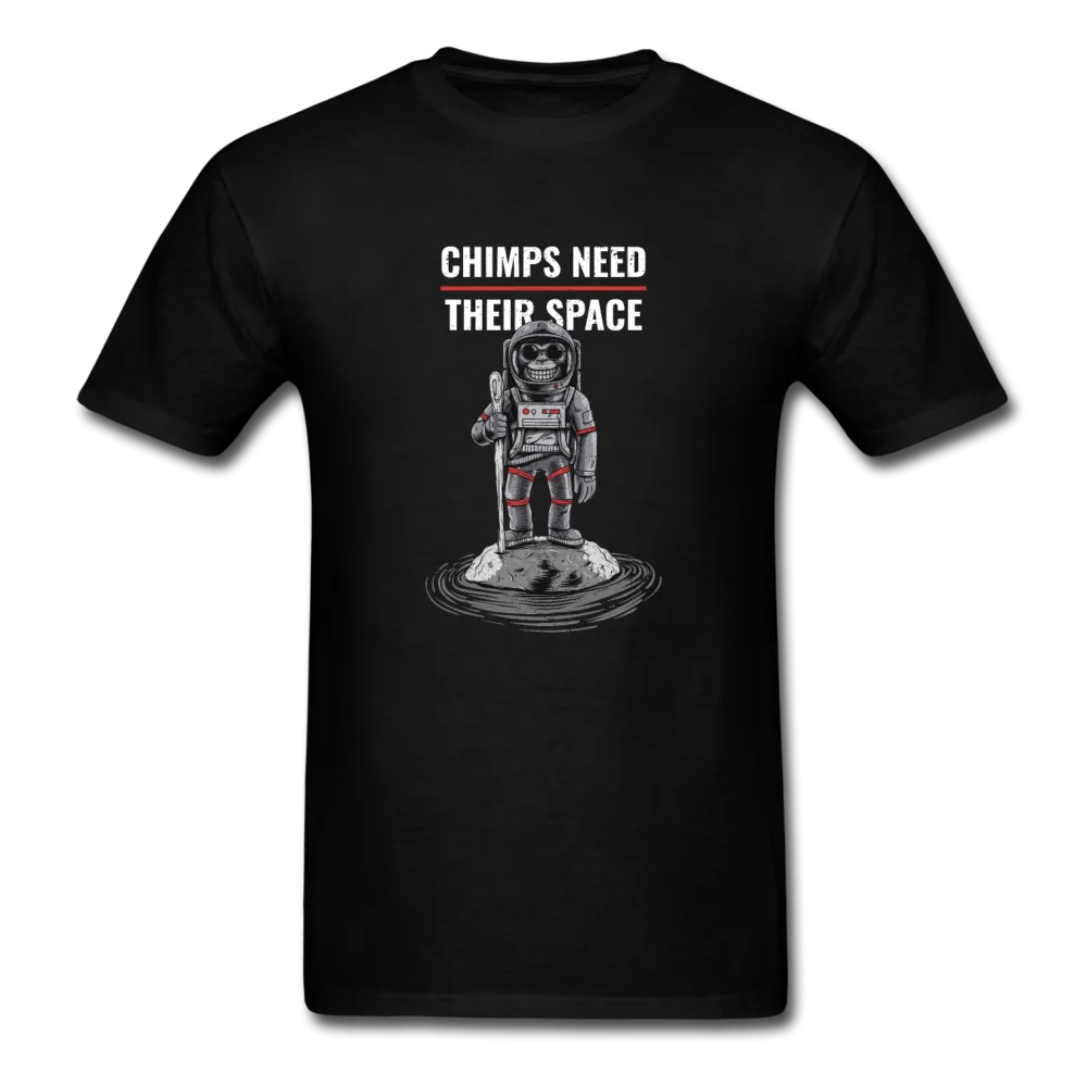 Chimps Need Their Space Men's Funny T-Shirt