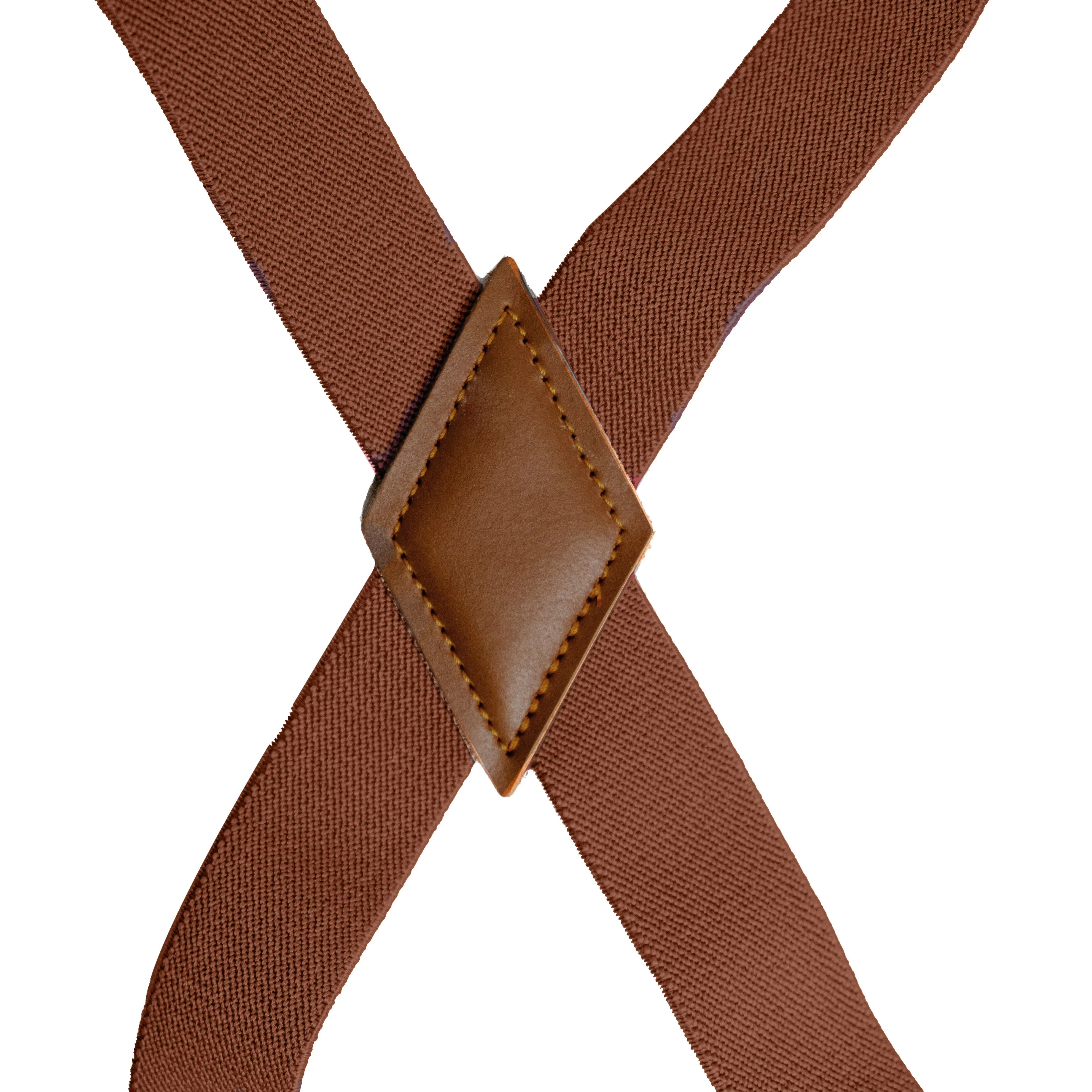 Chokore X-shaped Snap Hook Suspenders (Camel)