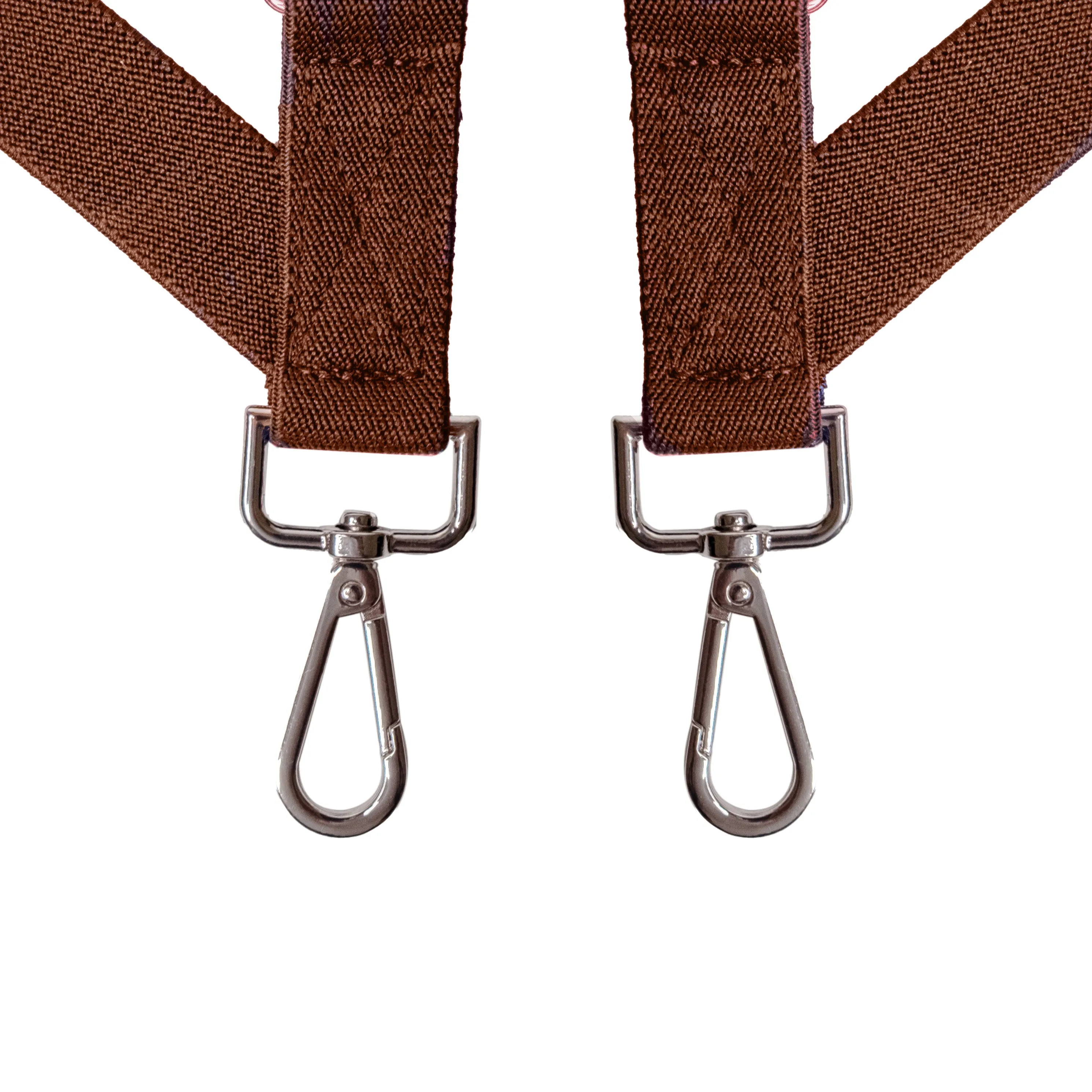 Chokore X-shaped Snap Hook Suspenders (Camel)