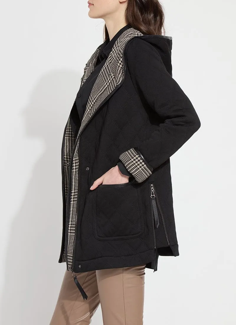 Ciana Quilted Parka | Black