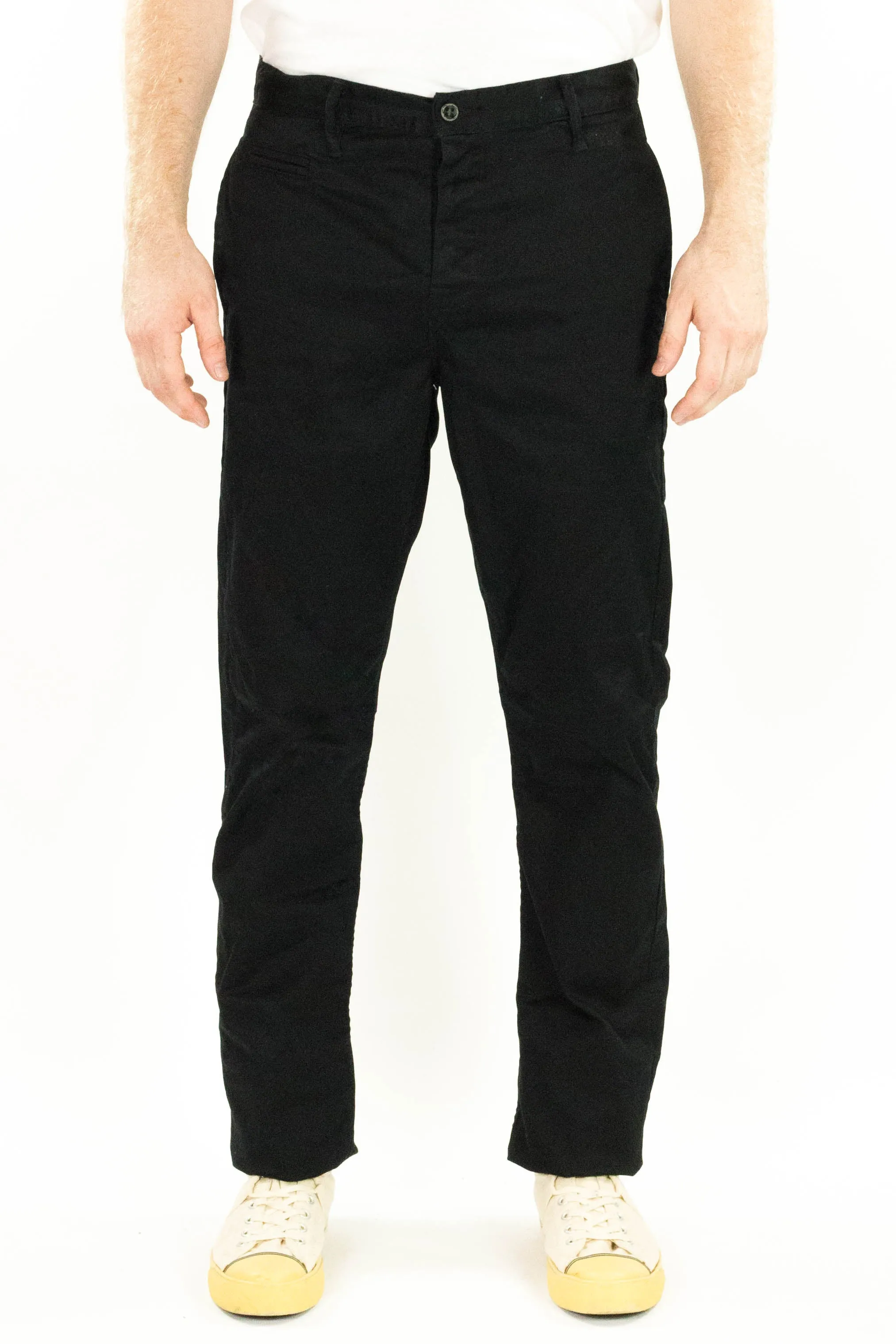 Coal Miner Black 9 oz Japanese stretch sateen twill