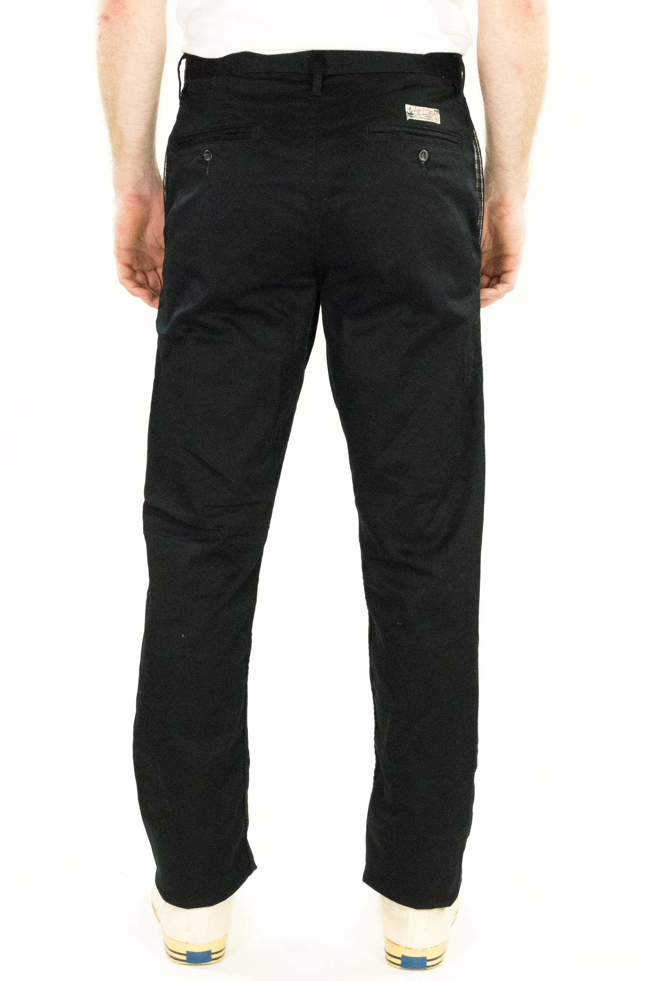 Coal Miner Black 9 oz Japanese stretch sateen twill