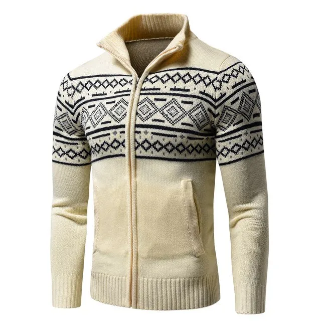 Coat Knitted Fashion  Men Sweater