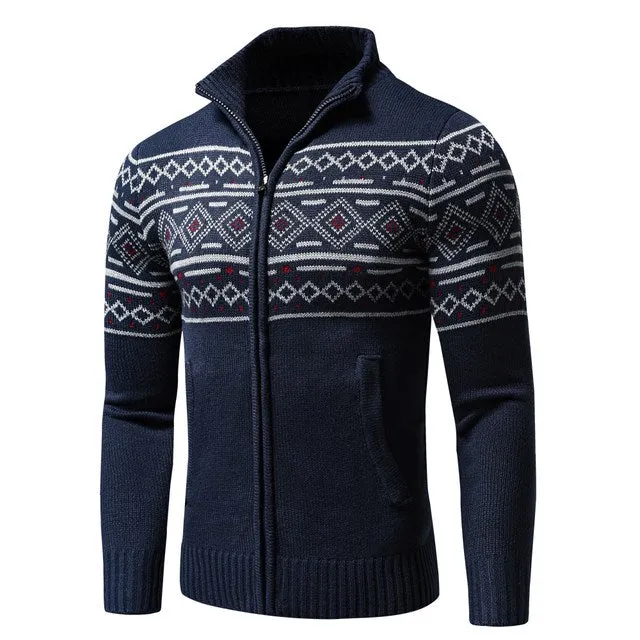 Coat Knitted Fashion  Men Sweater