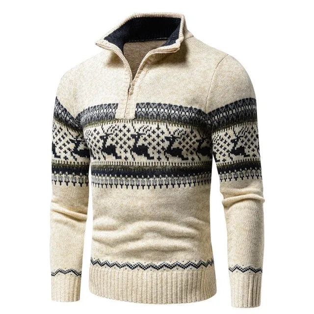 Coat Knitted Fashion  Men Sweater