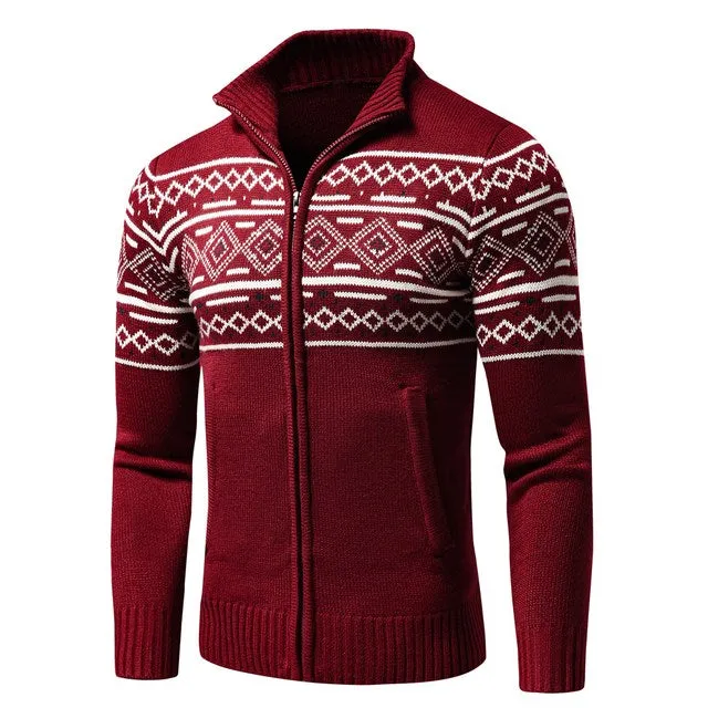 Coat Knitted Fashion  Men Sweater