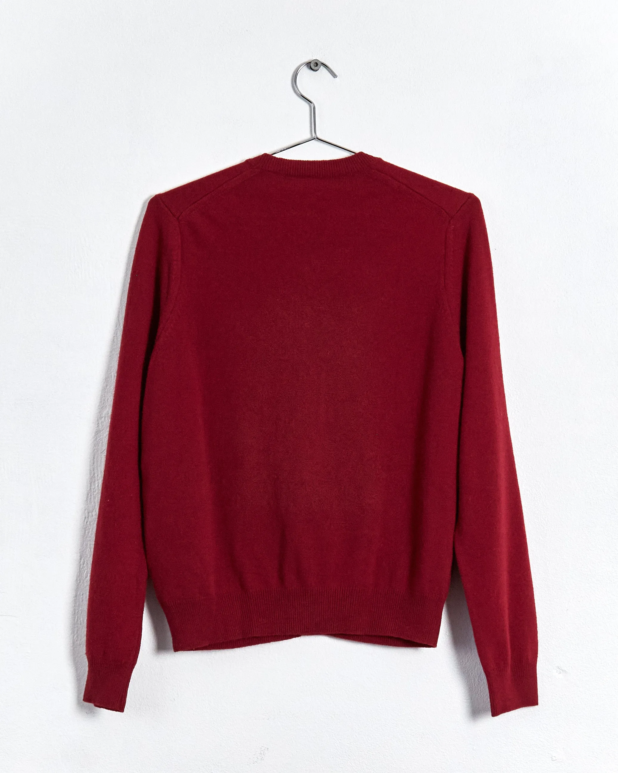 Comme Des Garçons 'play' cardigan, ruby, 12