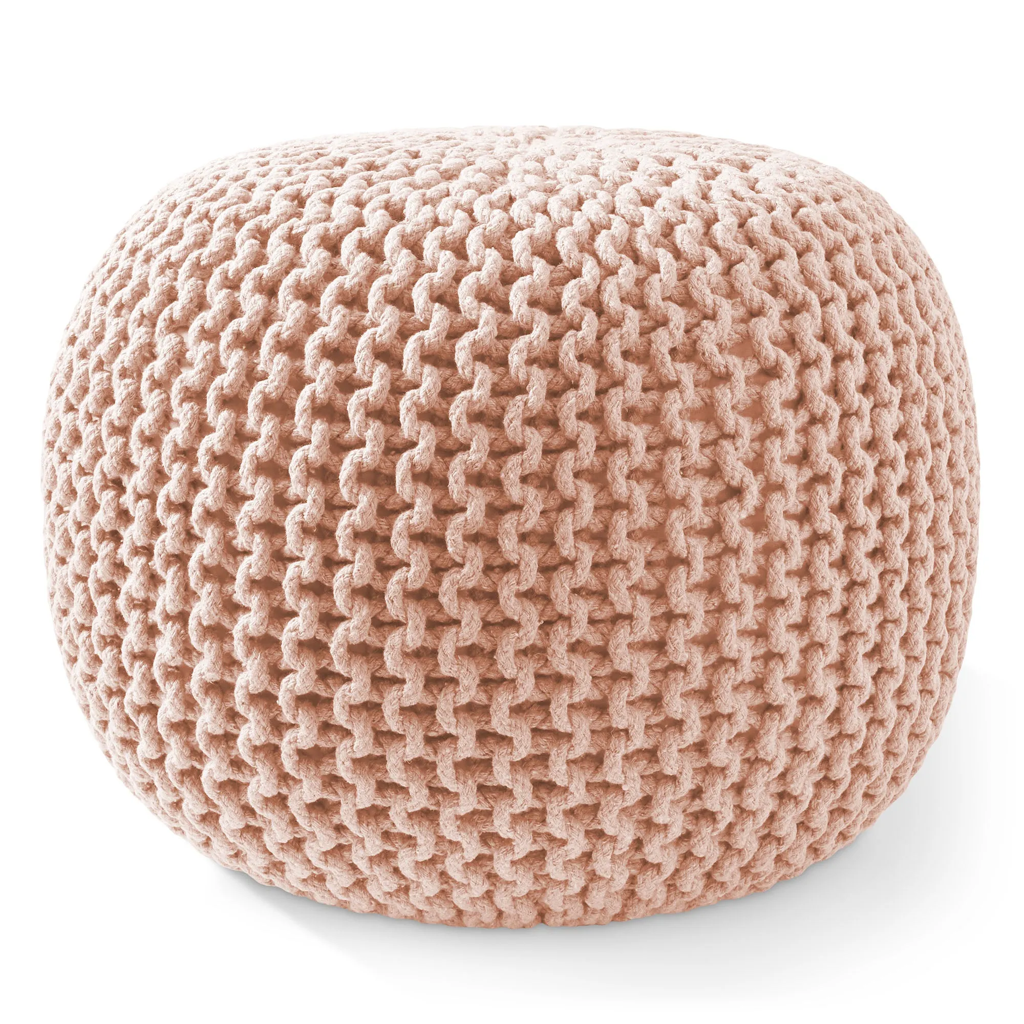 Cotton Pouf Ottomans