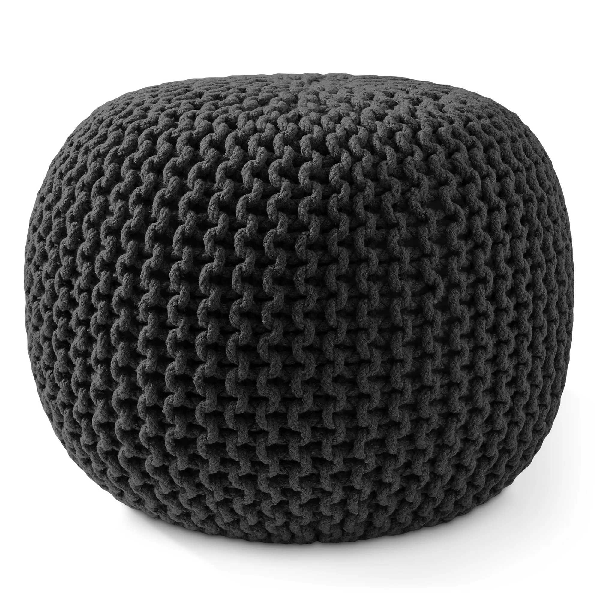 Cotton Pouf Ottomans