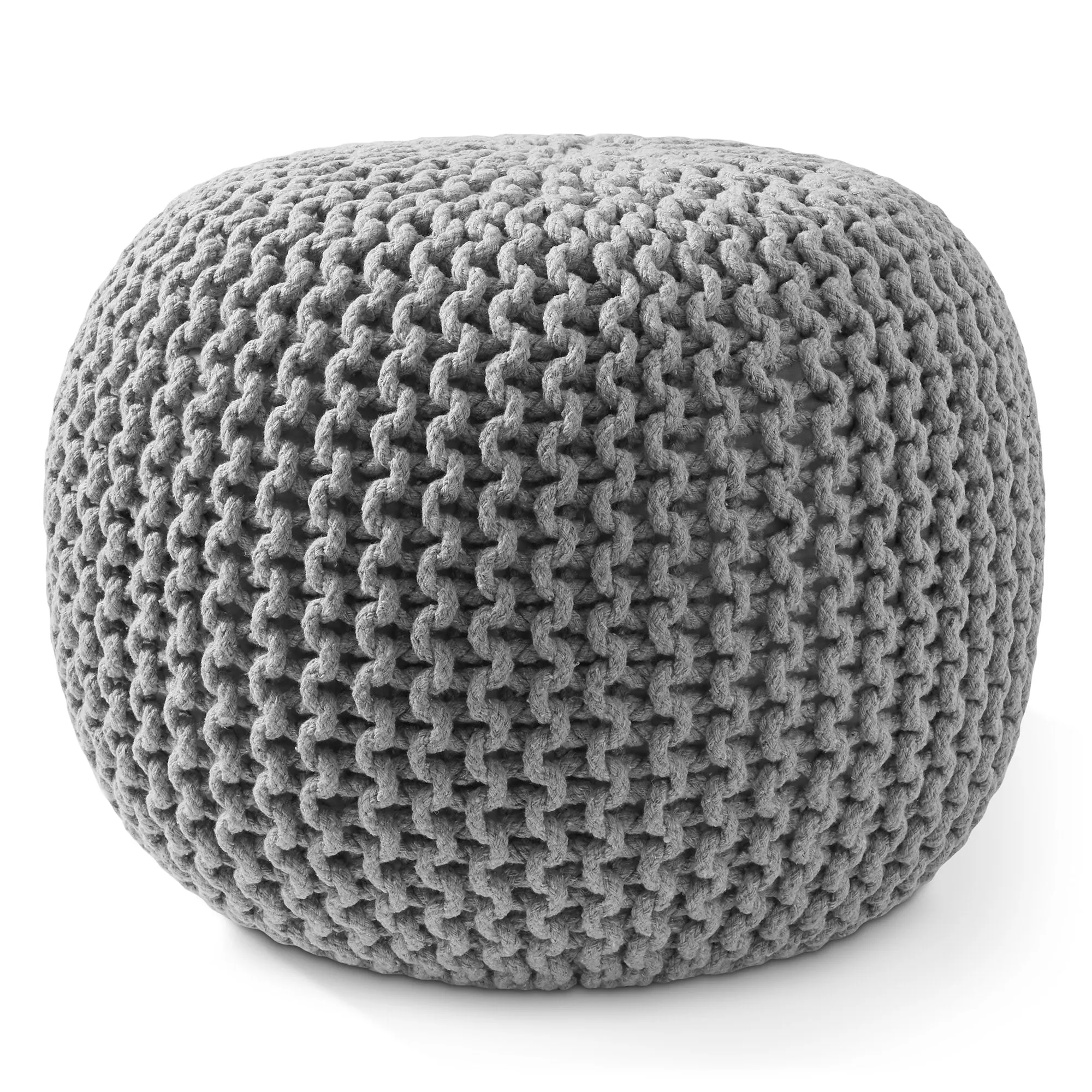 Cotton Pouf Ottomans