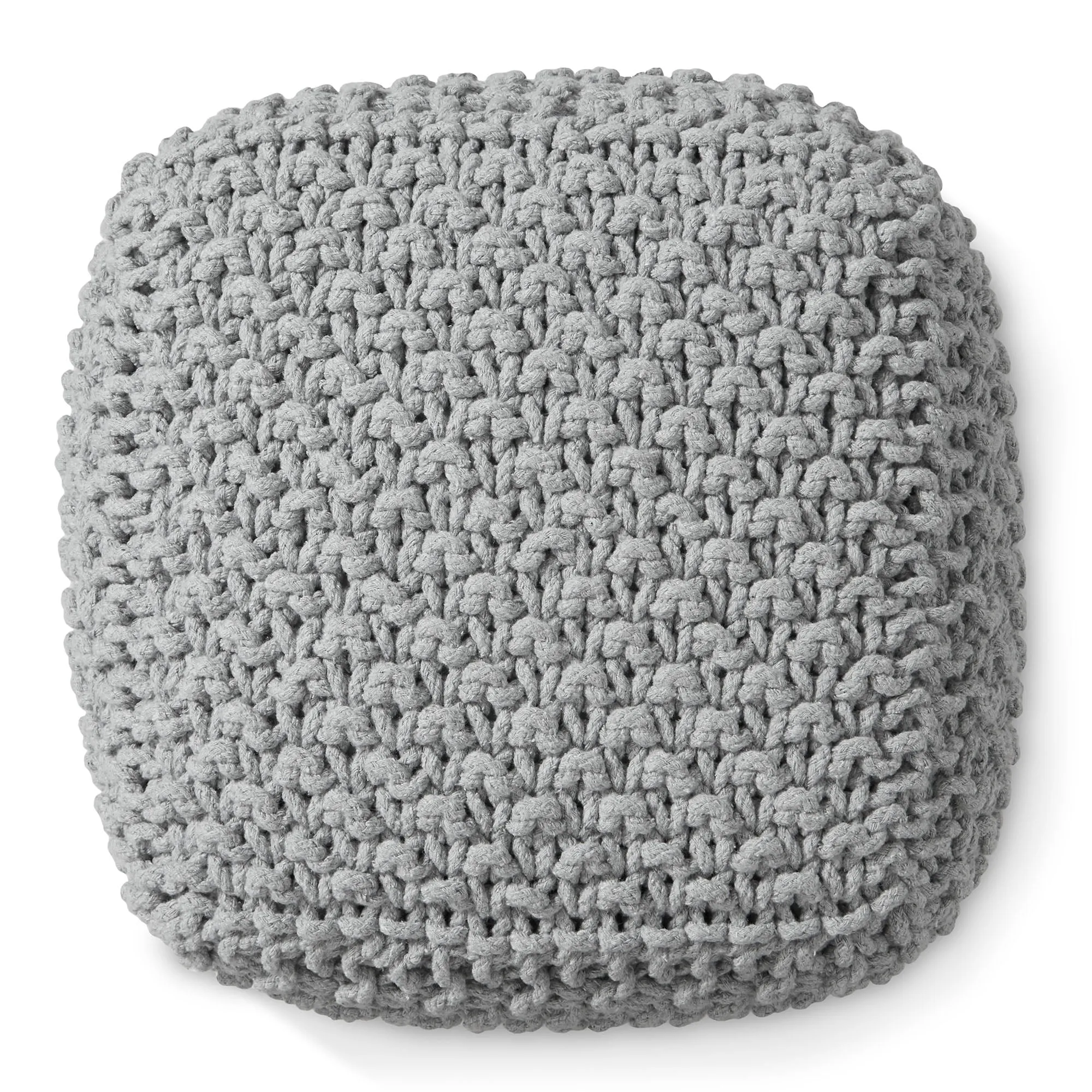 Cotton Pouf Ottomans