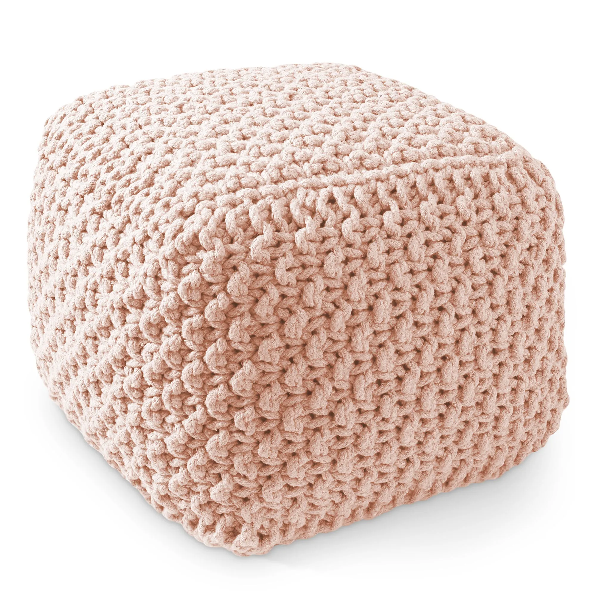 Cotton Pouf Ottomans