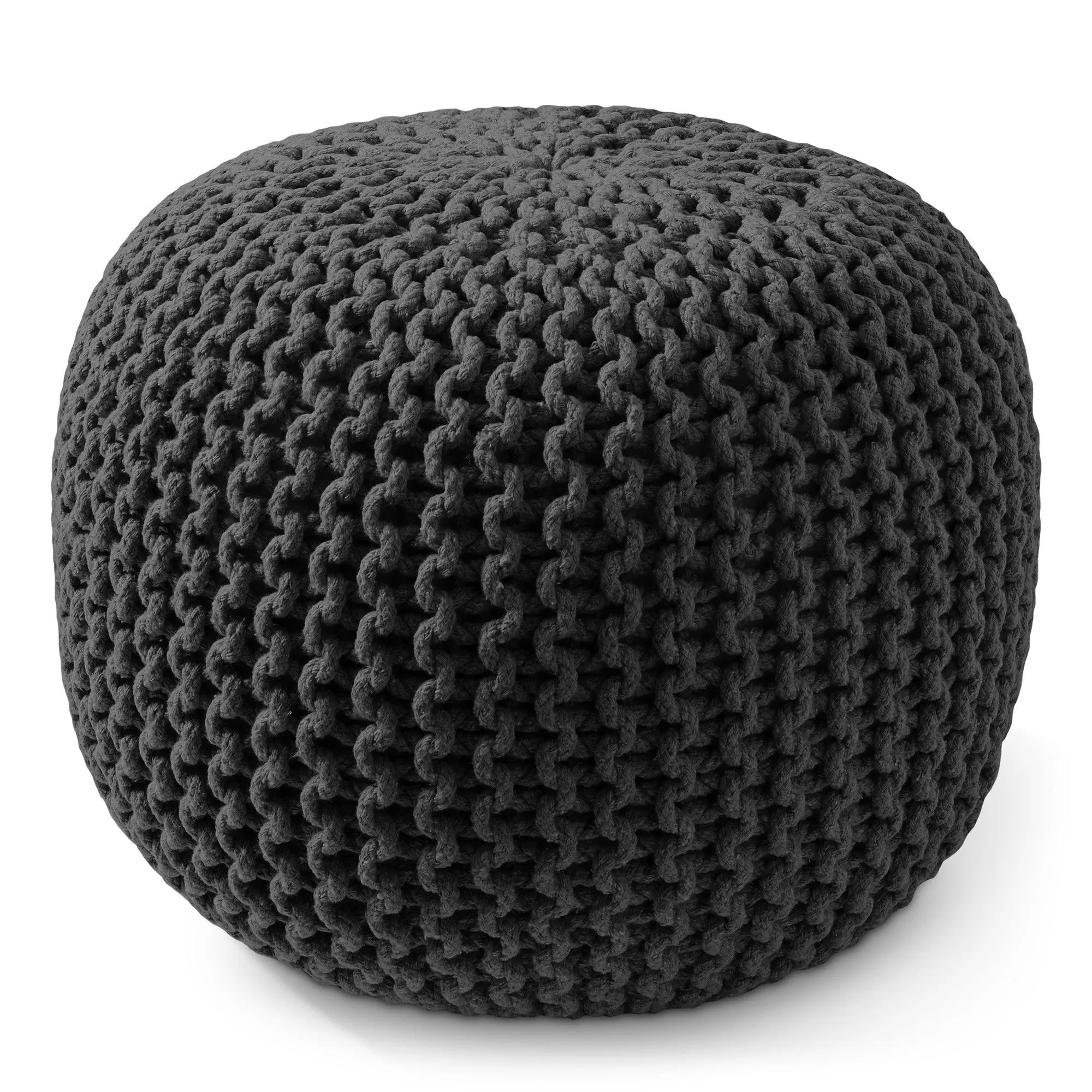 Cotton Pouf Ottomans