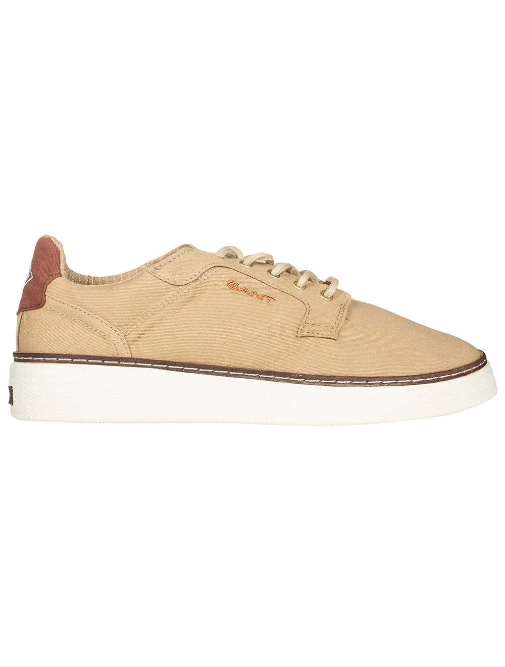 Cotton Twill Sneakers Sand