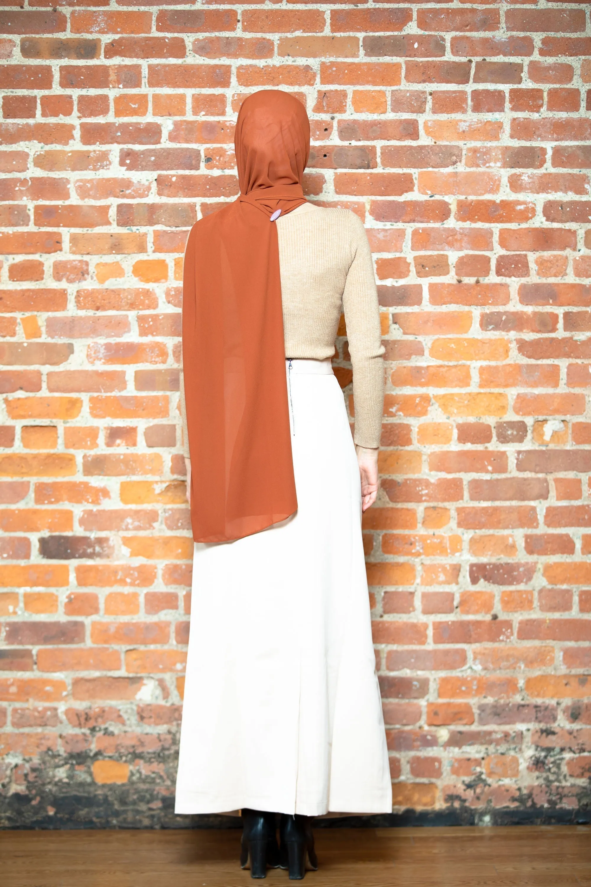 Cream Pencil Maxi Skirt-CLEARANCE