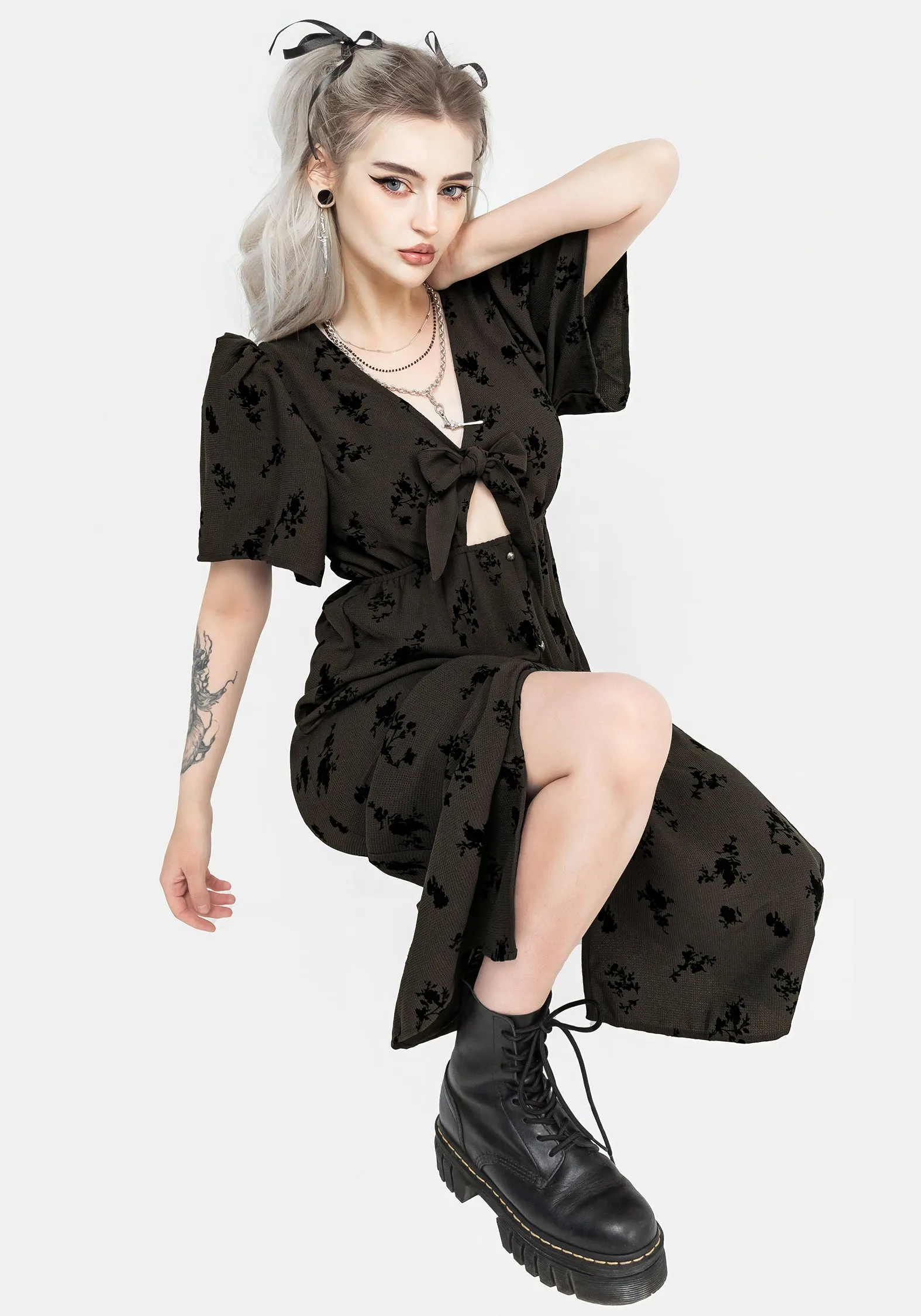 Dahlia Cut Out Midaxi Dress